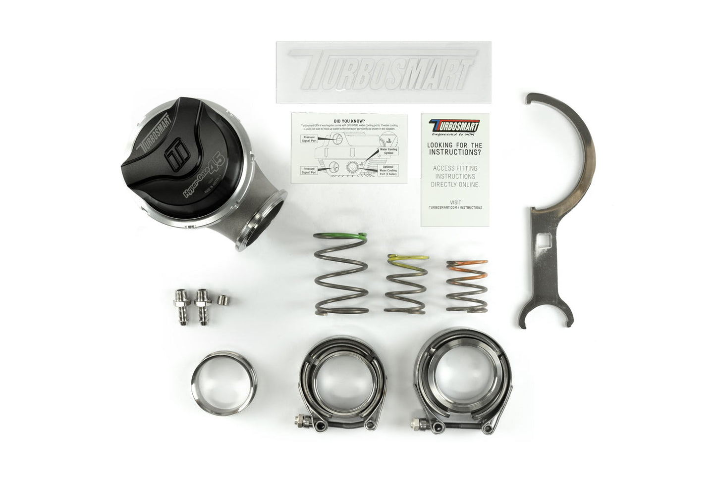 Turbosmart GenV HyperGate45 14PSI (Black) | TS-0553-1012