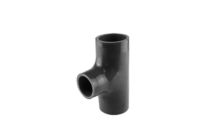 Hose Tee 2.00" ID 1.5" spout - Black