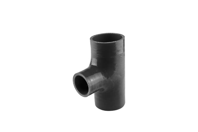 Hose Tee 2.25" ID 1.5" spout - Black