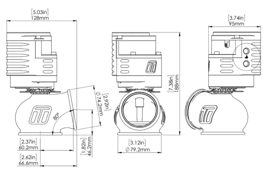 Turbosmart Electronic PowerGate60 | TS-0555-1502