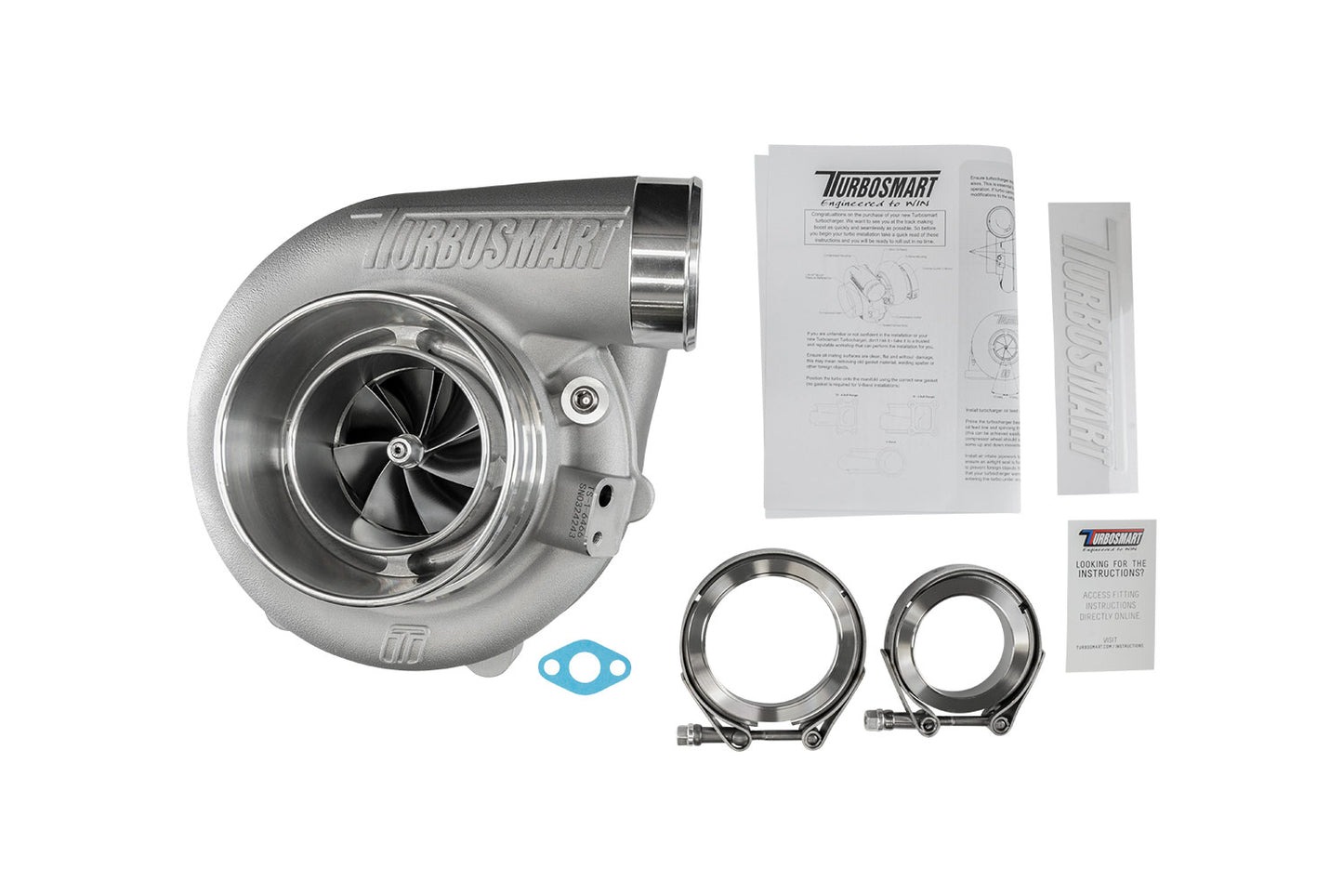 Turbosmart B-Frame 6466 (Oil Cooled) - Turbine Housing: V-Band 0.82 AR