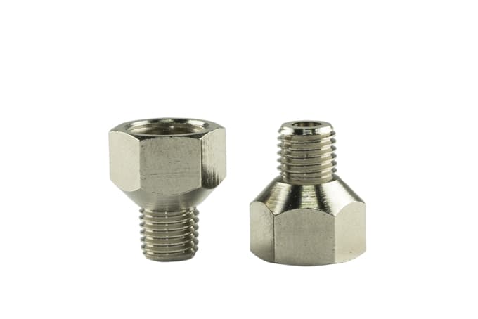 1/16" NPT Male - 1/8" NPT Female Fittings