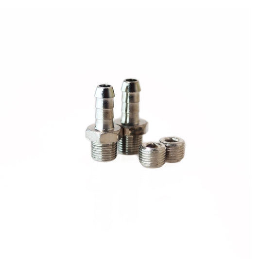 WG 50/60 1/8npt - 6mm Hose Tail Fitting kit (with plug)