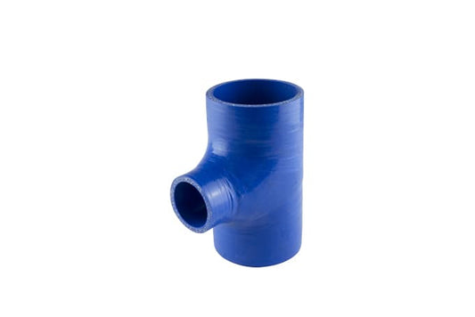 Hose Tee 2.75" ID 1.5" spout - Blue
