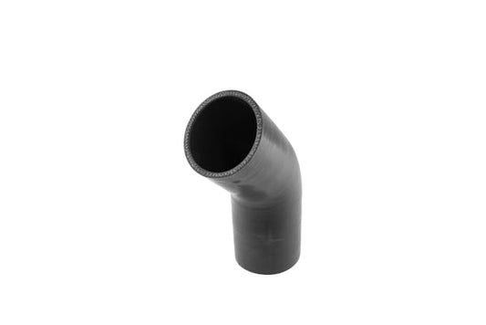 45 Elbow 2.50" Black