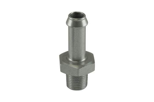 Clear, 8mm / 5/16" Hose End to 1/8 NPT Male Straight