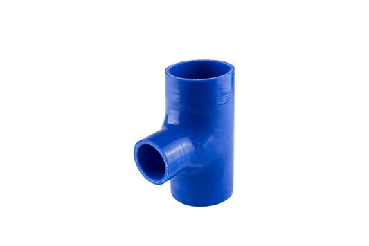 Hose Tee 2.50" ID 1.5" spout - Blue