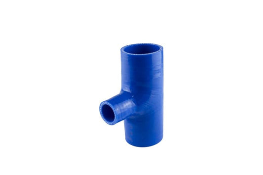 Hose Tee 2.00" ID 1.00" spout - Blue